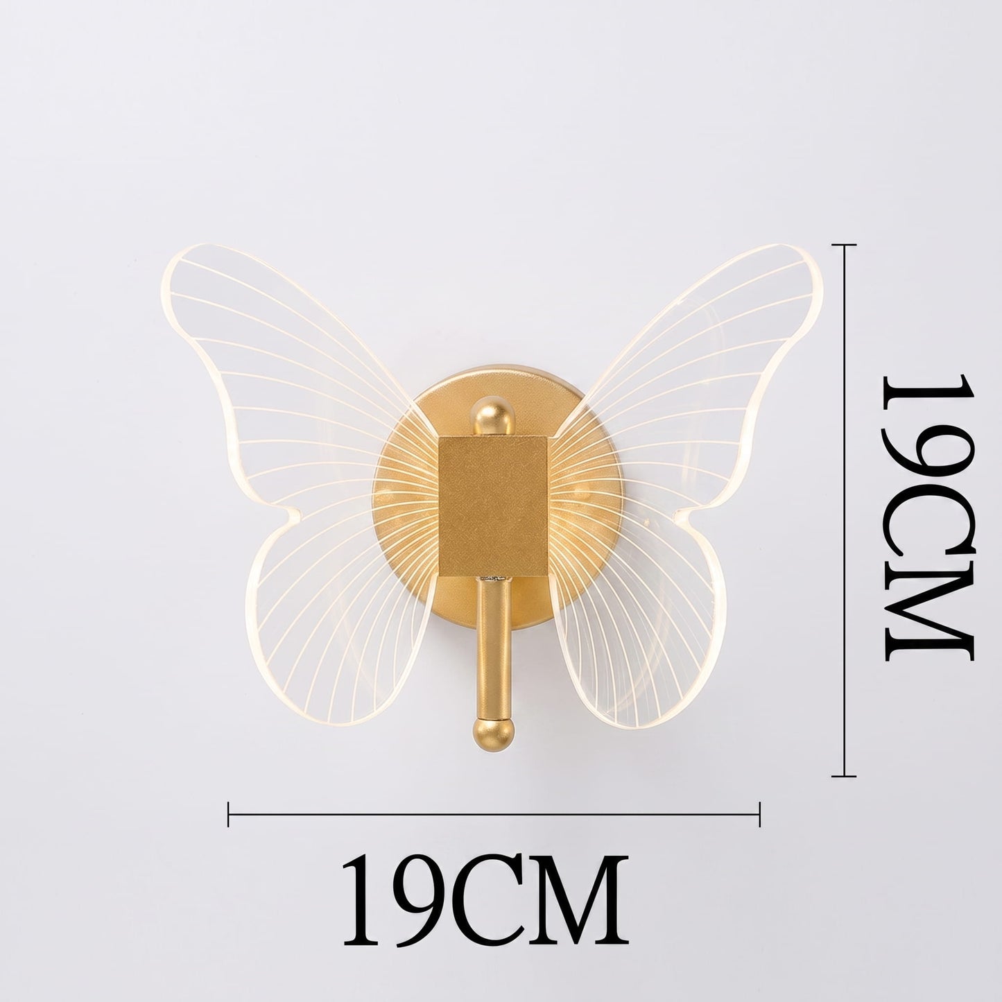 Modern Simple Butterfly LED Wall Lamps Bedroom Study Bedside Wall Lights Living Room