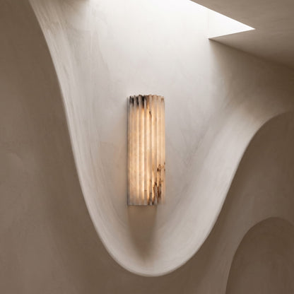 Natural Spanish Marble Wall Lamp Sconce