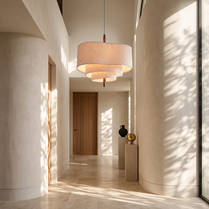 Wabi Sabi Linen Pendant Light