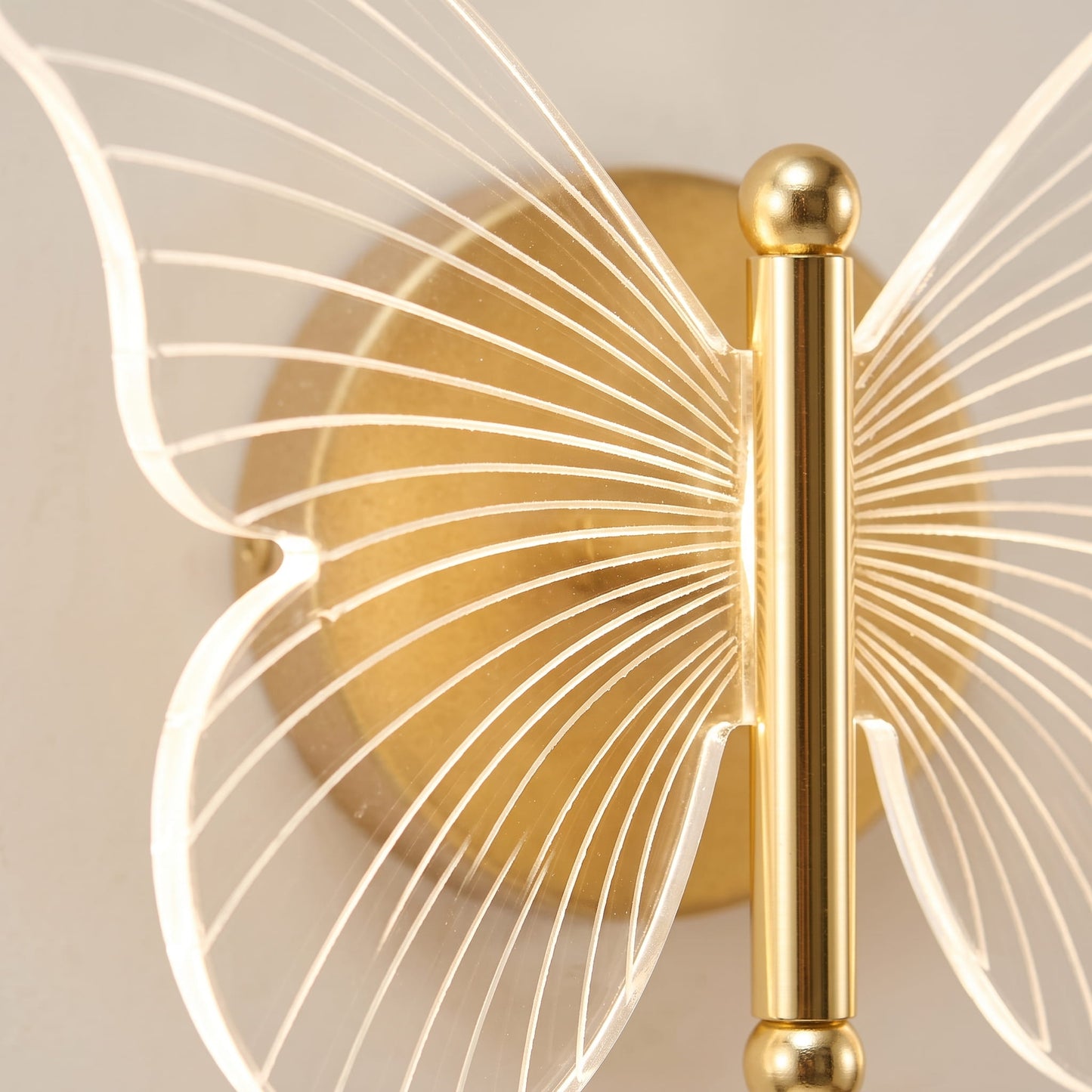 Modern Simple Butterfly LED Wall Lamps Bedroom Study Bedside Wall Lights Living Room