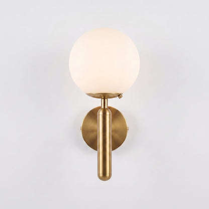 Modern Scandinavian Globe Wall Lamp Sconce, Living Room and Bedroom