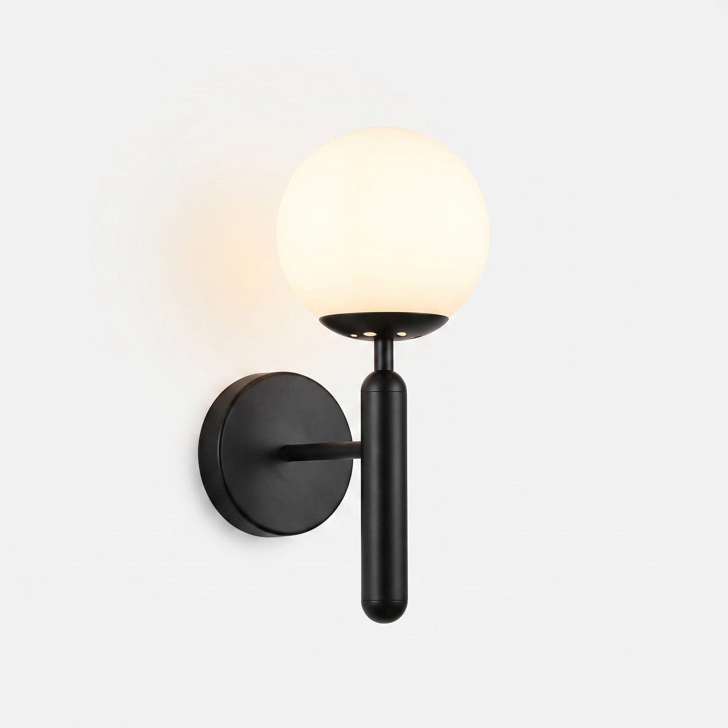 Modern Scandinavian Globe Wall Lamp Sconce, Living Room and Bedroom
