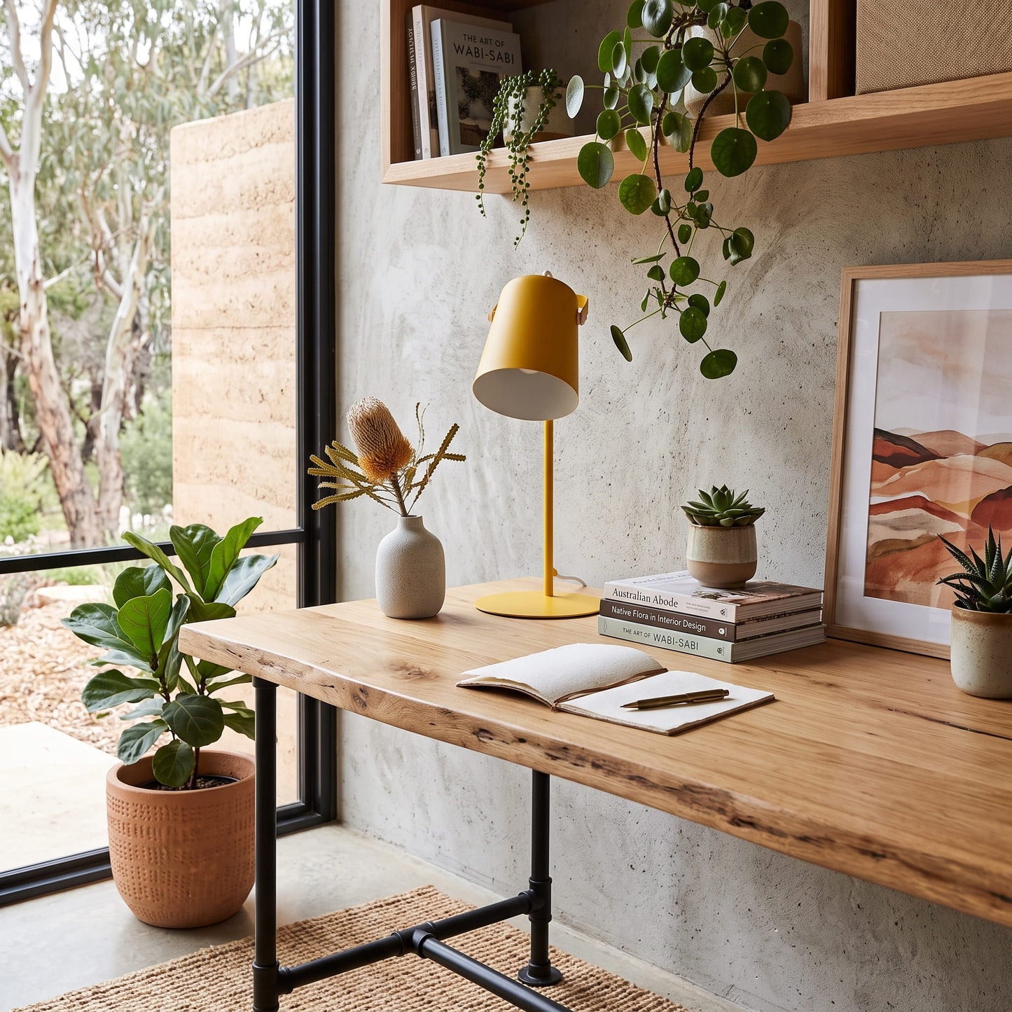 Modern LED Metal Desk Lamp – Contemporary Eye-Care Table Lamp for Home Office - Bedside