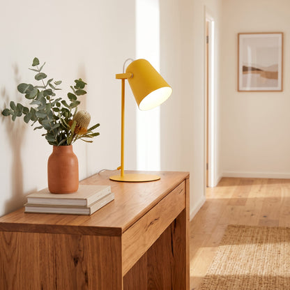 Modern LED Metal Desk Lamp – Contemporary Eye-Care Table Lamp for Home Office - Bedside