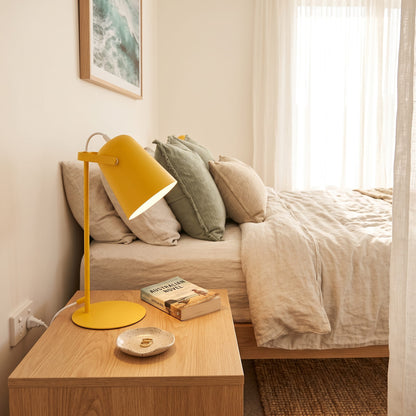 Modern LED Metal Desk Lamp – Contemporary Eye-Care Table Lamp for Home Office - Bedside