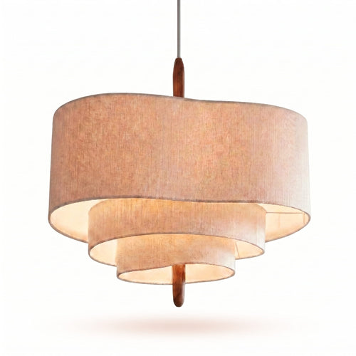 Wabi Sabi Linen Pendant Light