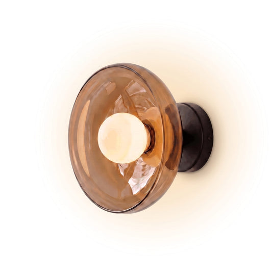 Vintage Glass Wall Light Sconce for Hallway, Antique Milk Glass Design, for Bedroom and Living Room, Farmhouse Style, Wall Mounted Sconce Lighting