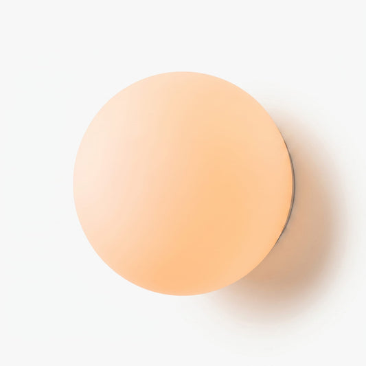 Ball Wall Light for Hallway, Frosted Glass Sphere Wall Sconce, for Bedroom and Living Room, Round Modern Minimalist Design, Frosted Glass Wall Light