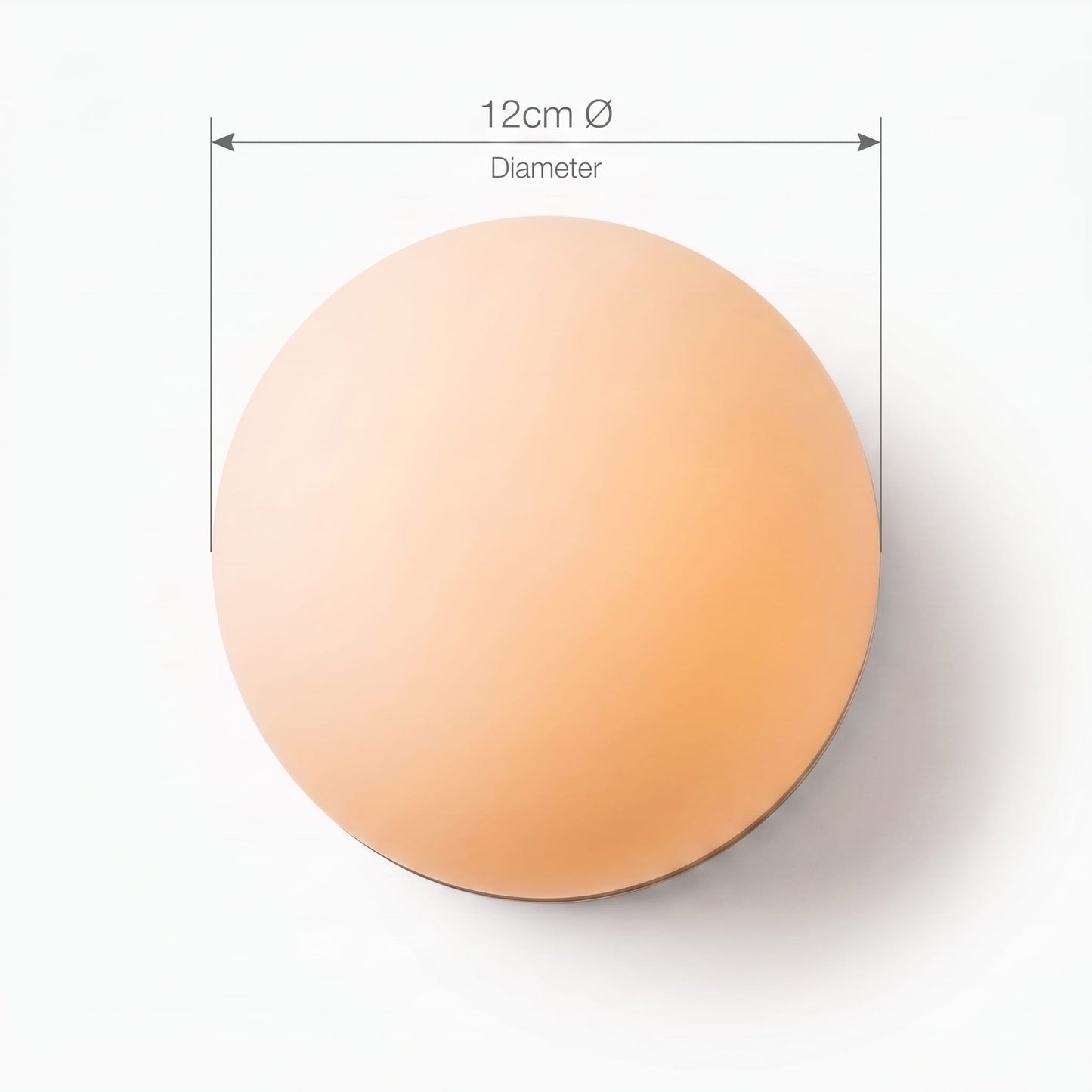 Ball Wall Light for Hallway, Frosted Glass Sphere Wall Sconce, for Bedroom and Living Room, Wall Light